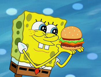 Krabby Patty di Spongebob