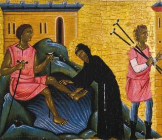 San Francesco guarisce un malato