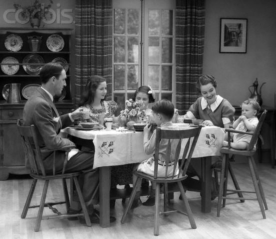 Family Eating Breakfast