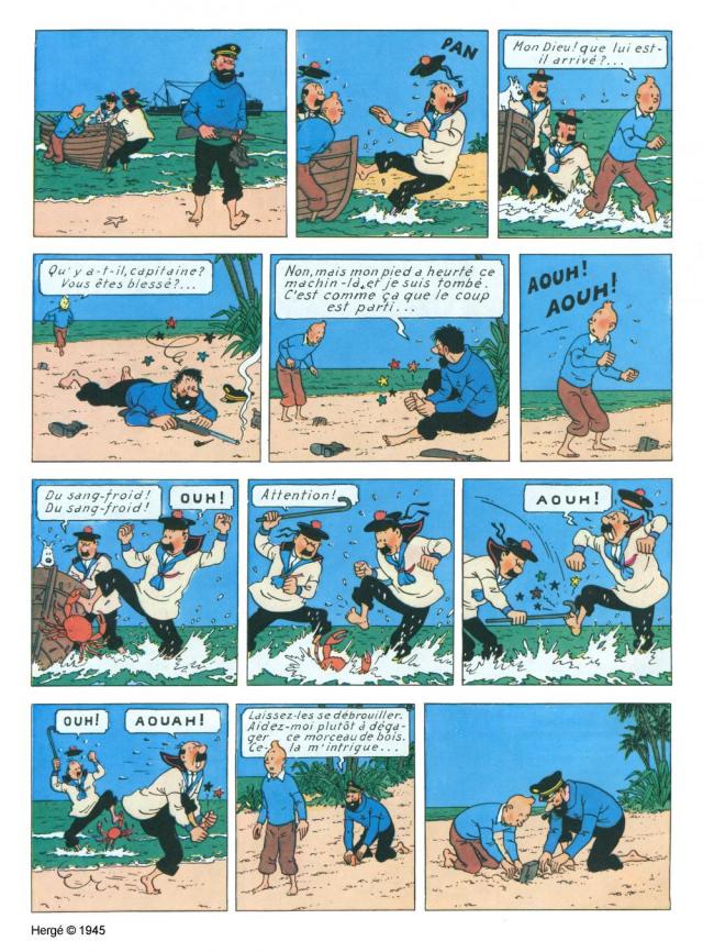 Les aventures de Tintin. Le trésor de Rackham Le Rouge