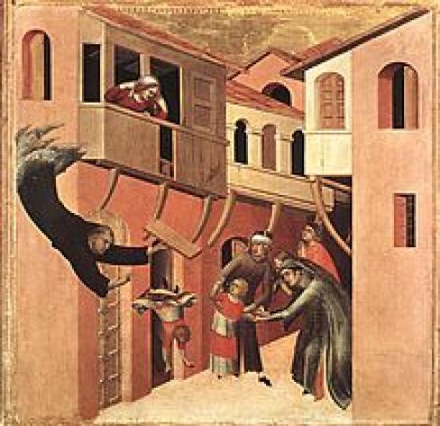 Ragazzo caduto dal balcone, salvato dal santo