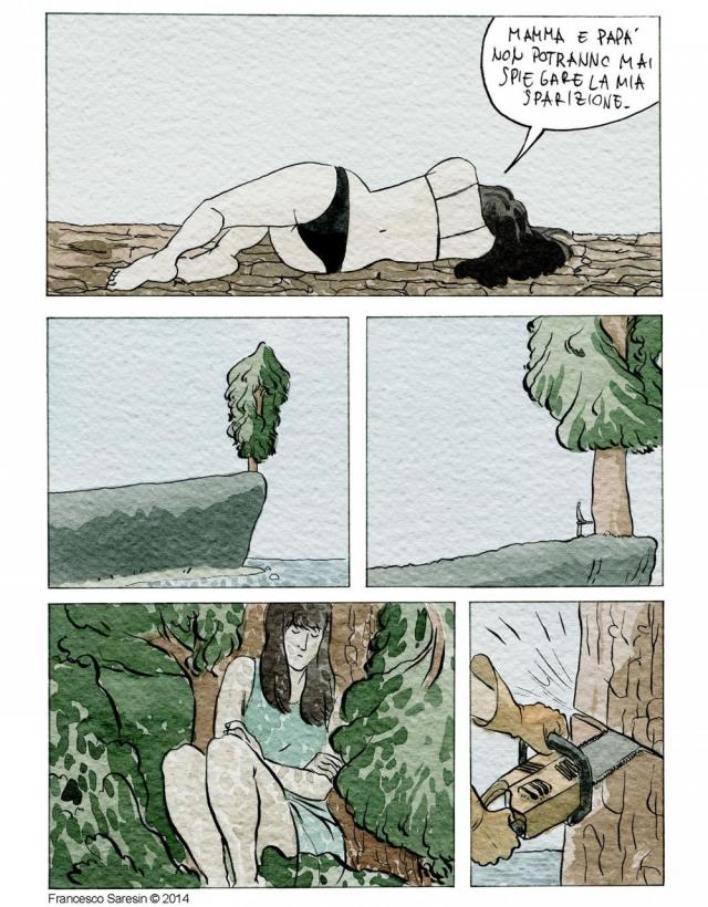 Sequoia di mare. Fumetto realizzato nell’ambito della rivista autoprodotta Brace