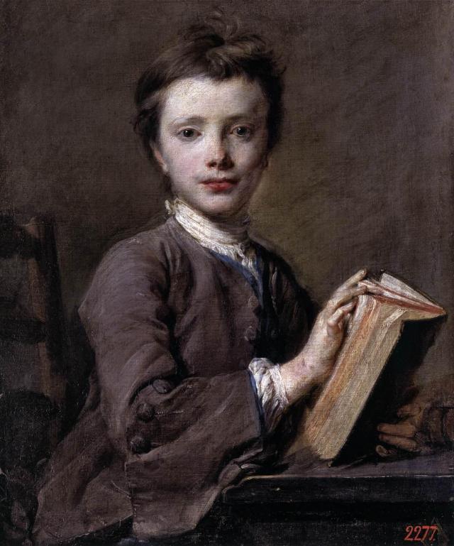 Ritratto di un ragazzo con un libro