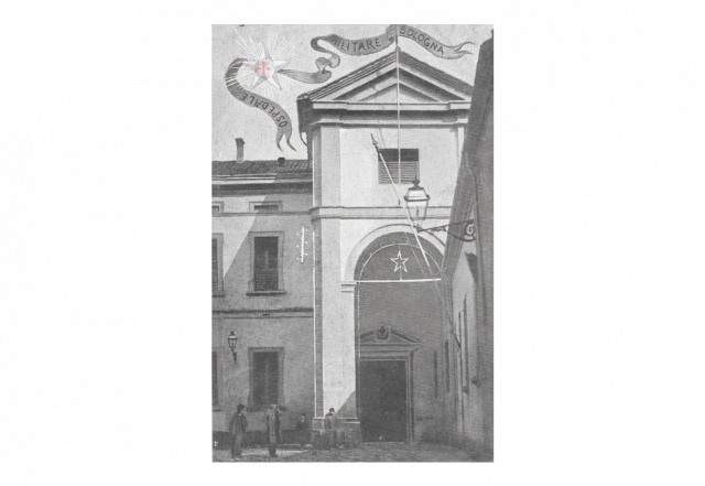 Portone d'ingresso del reclusorio pei discoli