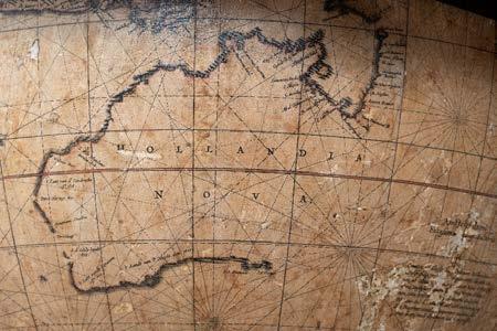 L’immagine raffigura nel dettaglio la costa settentrionale dell’Australia rilevata da Abel Tasman nel corso del suo secondo viaggio nella parte più estrema della regione australe nel 1644. 