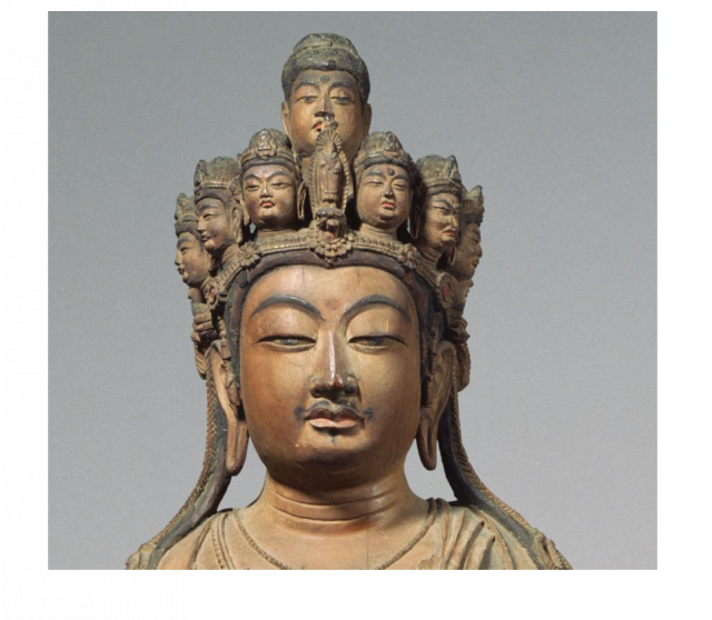 Kannon a undici teste (Ekādaśamukha Avalokiteśvara)